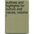 Outlines And Highlights For Culture And Values, Volume I