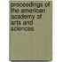 Proceedings of the American Academy of Arts and Sciences