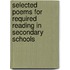 Selected Poems For Required Reading In Secondary Schools