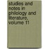 Studies and Notes in Philology and Literature, Volume 11