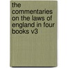 The Commentaries on the Laws of England in Four Books V3 by William Blackstone