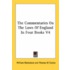 The Commentaries on the Laws of England in Four Books V4