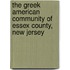 The Greek American Community Of Essex County, New Jersey