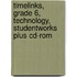 Timelinks, Grade 6, Technology, Studentworks Plus Cd-rom