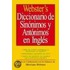 Webster's Diccionario de Sinonimos y Antonimos en Ingles