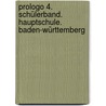 prologo 4. Schülerband. Hauptschule. Baden-Württemberg by Unknown