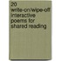 20 Write-On/Wipe-Off Interactive Poems for Shared Reading