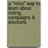 A "Mice" Way to Learn about Voting, Campaigns & Elections