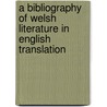 A Bibliography Of Welsh Literature In English Translation door Rhian Reynolds