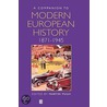 Blackwell Companion To Modern European History, 1871-1945 door Martin Pugh