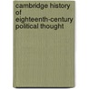 Cambridge History Of Eighteenth-Century Political Thought door Robert Wokler