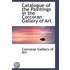 Catalogue Of The Paintings In The Corcoran Gallery Of Art