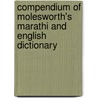 Compendium of Molesworth's Marathi and English Dictionary door James Thomas Molesworth