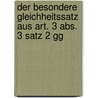 Der Besondere Gleichheitssatz Aus Art. 3 Abs. 3 Satz 2 Gg door Stefan M. Straßmair