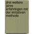 Drei Weitere Jahre Erfahringen Mit Der Imitativen Methode