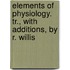 Elements Of Physiology. Tr., With Additions, By R. Willis