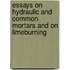 Essays On Hydraulic And Common Mortars And On Limeburning