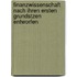 Finanzwissenschaft Nach Ihren Ersten Grundstzen Entworfen