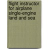 Flight Instructor For Airplane Single-Engine Land And Sea door Federal Aviation Administration