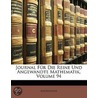 Journal Fr Die Reine Und Angewandte Mathematik, Volume 94 by Anonymous Anonymous