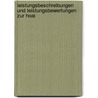 Leistungsbeschreibungen Und Leistungsbewertungen Zur Hoai by Dittmar Wingsch