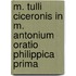 M. Tulli Ciceronis in M. Antonium Oratio Philippica Prima