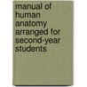 Manual of Human Anatomy Arranged for Second-Year Students by John Mumford Swan