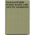 Myaccountinglab Student Access Code Card (For Valuepacks)