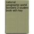 National Geographic World Wonders 3 Student Book With Key