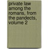 Private Law Among The Romans, From The Pandects, Volume 2 door John George Phillimore