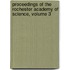 Proceedings of the Rochester Academy of Science, Volume 3