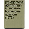 Prolegomena Ad Hymnum In Venerem Homericum Quartum (1872) door Richard Karl Thiele