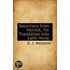 Selections From Herrick, For Translation Into Latin Verse