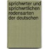 Sprichwrter Und Sprichwrtlichen Redensarten Der Deutschen