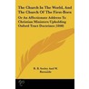 The Church In The World, And The Church Of The First-Born door W. Burnside