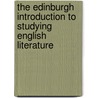 The Edinburgh Introduction to Studying English Literature door Dermot Cavanagh