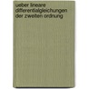 Ueber Lineare Differentialgleichungen Der Zweiten Ordnung by Félix Klein
