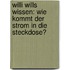 Willi wills wissen: Wie kommt der Strom in die Steckdose?