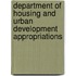 Department Of Housing And Urban Development Appropriations