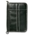 Distressed Leather-Look(Tm) Black With Stitching Accent Lg