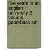 Five Years In An English University 2 Volume Paperback Set by Charles Astor Bristed