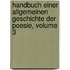 Handbuch Einer Allgemeinen Geschichte Der Poesie, Volume 3