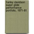Harley Davidson Super Glide Performance Portfolio, 1971-81