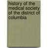 History Of The Medical Society Of The District Of Columbia door Medical Society