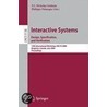 Interactive Systemsdesign, Specification, And Verification door Onbekend