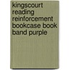 Kingscourt Reading Reinforcement Bookcase Book Band Purple by Kingscourt