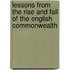 Lessons from the Rise and Fall of the English Commonwealth