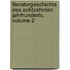Literaturgeschichte Des Achtzehnten Jahrhunderts, Volume 2