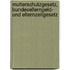 Mutterschutzgesetz, Bundeselterngeld- und Elternzeitgesetz
