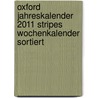 Oxford Jahreskalender 2011 Stripes Wochenkalender sortiert door Onbekend